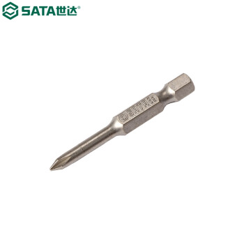 世达（SATA）59323 5件套6.3MM系列50MM长十字旋具头#2
