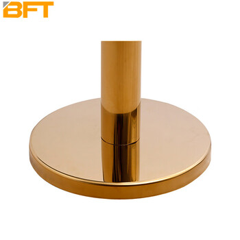 贝傅特 不锈钢一米线栏杆伸缩隔离带警戒线排队护栏机场围栏杆 钛金黄2米线