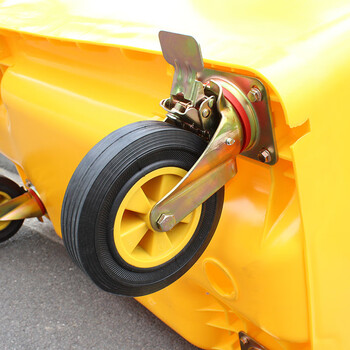 圣极光医疗垃圾车卫生院废弃物垃圾车户外清洁车黄色可定制G2537