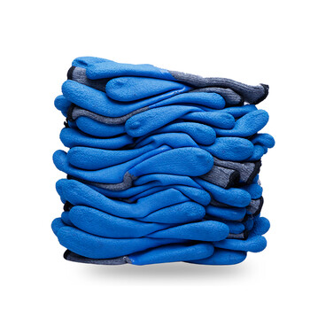 者也 浸胶发泡手套防滑耐磨工地劳保手套 十针发泡加厚棉纱/12双