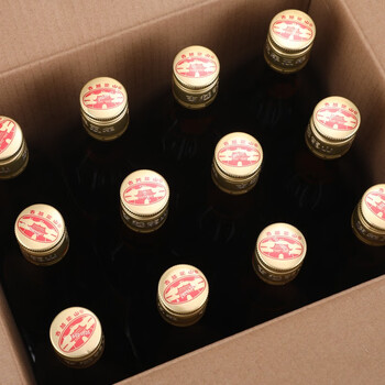 古越龙山 花雕酒 陈年五年 半干型 绍兴黄酒 500ml*12瓶 整箱装 