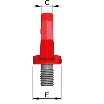 路德（RUD）螺栓型吊环RS-M10载荷0.25t 螺纹选择范围大安装便捷