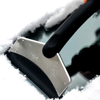 兰诗（LAUTEE）CD-4004 不锈钢除雪铲 户外冰霜除雪铲子 车用冬季冰铲刮雪板 单个装