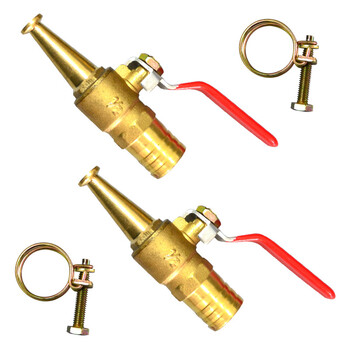 海斯迪克 HKZ-1 消防软卷盘水枪头 自救软管水枪头 消防水带接头 高压水枪铜枪头