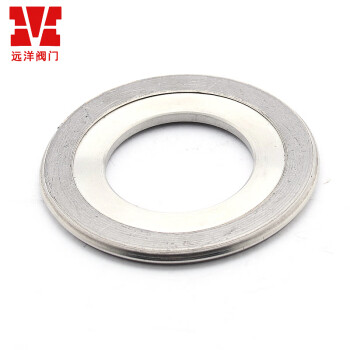 M 江苏远洋阀门 内外环 金属缠绕垫片 PN16/25 DN150 RF10片装 外环CS+304/石墨+内环304