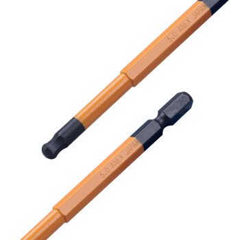安力士牌（ANEX）球形内六角批头ACBP-5010 H5 X 100mm球形风动批咀 球型电动批嘴 球形螺丝刀