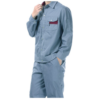 江燕 夏季薄款工作服 短袖/长袖套装 男女耐磨劳保服 JY-16113套装