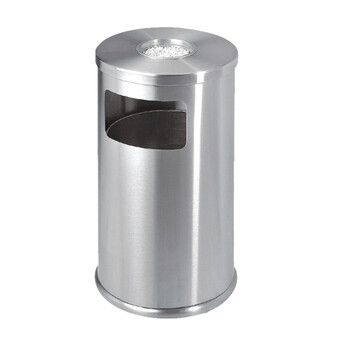 南 GPX-87 南方圆脚垃圾桶 砂钢 商用酒店宾馆客房不锈钢垃圾桶 果皮桶 房间桶