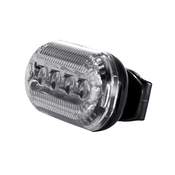 百舸 肩灯 警示灯红蓝爆闪  保安值勤巡逻便携式肩夹LED闪光灯 骑行夜跑 电池款 