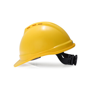 梅思安ABS豪华型安全帽超爱戴帽衬黄色针织布吸汗带D型下颏带1顶可印字