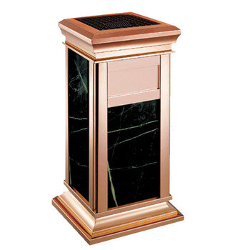 南 GPX-8AX 皇家座地南方烟灰桶 玫瑰金黑白根 商场垃圾桶 酒店落地烟灰桶果皮桶 垃圾筒