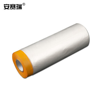 安赛瑞 遮蔽膜保护膜 和纸喷漆遮蔽膜1.8m×25m地面装修保护膜油漆保护膜油漆涂料墙面膜  500096