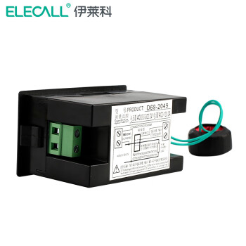 伊莱科(ELECALL)D69-2049多显示数显精准稳定多功能表显示表D69-2049黑色AC80-300V100.0A7
