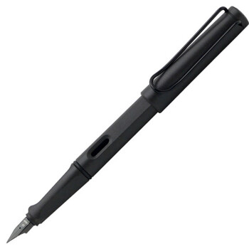 德国 凌美LAMY 狩猎者Safari 钢笔 墨水笔 含吸墨器墨胆 狩猎磨砂黑色钢笔银尖 EF尖0.38MM