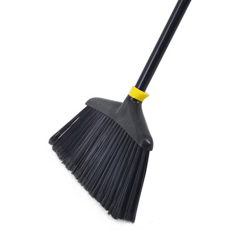 益美得 园林大号扫把加厚长杆笤帚庭院户外清扫工具 黄头硬毛款
