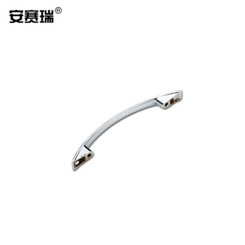 安赛瑞 简约柜门拉手（5个装）橱柜柜门抽屉衣柜简约拉手现代柜门利邦把手孔距64mm  510094