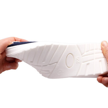 者也（ZYE）防静电鞋实验室无尘鞋加厚PU软底透气车间工作鞋蓝色男女轻便工厂防尘中巾帆布鞋 藏青色 38码