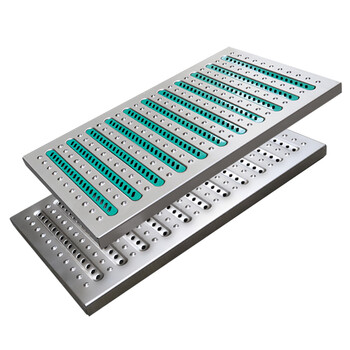 海斯迪克 HKZ-148 304不锈钢沟盖板 排水沟盖板 下水道水篦子 拉伸款地沟盖板 2.0厚 580*400*25mm