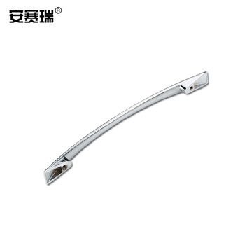 安赛瑞 简约柜门拉手（5个装）橱柜柜门抽屉衣柜简约拉手现代柜门利邦把手孔距128mm  510096