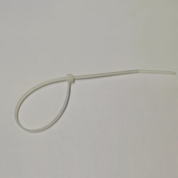 飞尔（FLYER）尼龙扎带 白色尼龙捆扎带 自锁式尼龙扎带【250根装 3.8×400mm】