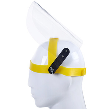 者也 头戴式防护面罩 防溅油面屏 防粉尘防飞溅打磨面罩 电焊面罩 焊工面罩