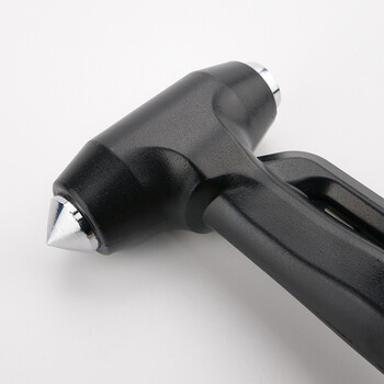 海斯迪克 HKQS-176 红色安全锤 汽车公交车大巴车逃生救生锤 车用长柄应急破窗器大号