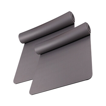 柯瑞柯林/CreClean NBR防滑健身瑜伽垫YJD003灰黑色 185*80*1cm 1条 企业定制