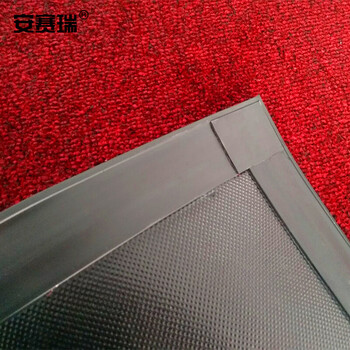 安赛瑞 消毒地垫 商用鞋底消毒地垫吸尘吸水脚垫 70×100cm 沾酒精消毒水吸水垫 公司商场防尘地垫 红色26948