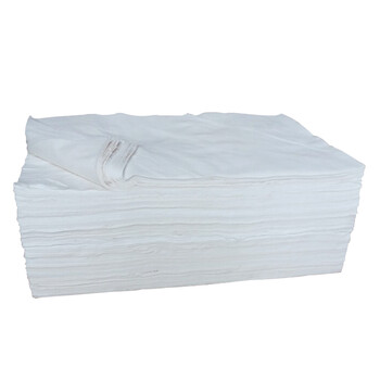金诗洛 擦机布碎布 (50斤/包）40*60cm 工业抹布吸油布白碎布棉布吸水不掉毛  KSL106