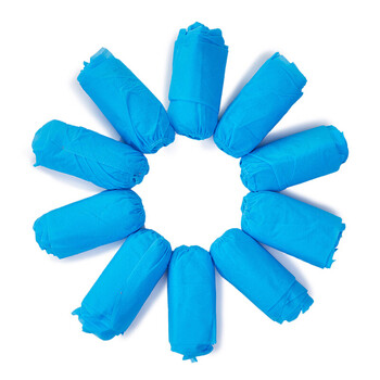 帮手仕 一次性无纺布鞋套 防尘透气加厚防滑无纺布脚套 100只装BSS-901