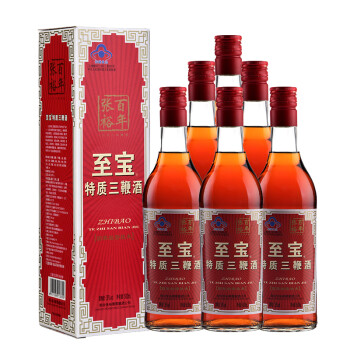 张裕 CHANGYU 至宝特质三鞭酒 35度 500ml*6瓶 整箱装