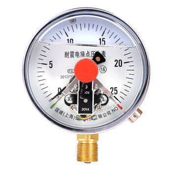 匡建仪表（CONJANT）YTNXC-100 耐震电接点压力表磁助式 30VA充油抗振 0-25mpa 径向