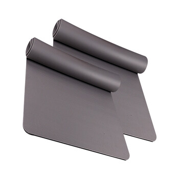 柯瑞柯林/CreClean NBR防滑健身瑜伽垫YJD003灰黑色 185*80*1cm 1条 企业定制