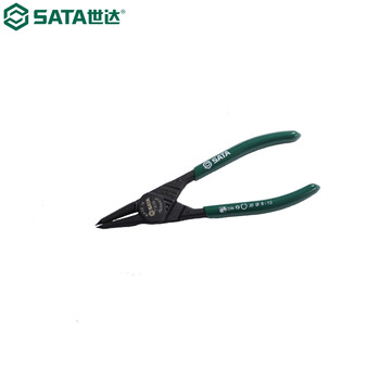 世达（SATA）73031G系列德式穴用直口卡簧钳5寸(Ø1.3MM)