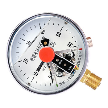 匡建仪表（CONJANT）YTNXC-100 耐震电接点压力表磁助式 30VA充油抗振 0-60mpa 径向