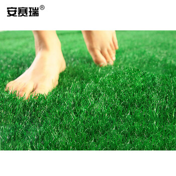 安赛瑞 仿真草坪 满铺人造草坪 8mm 50平 工程围挡塑料草皮 幼儿园楼顶工程人工假草皮26785