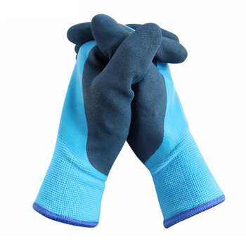 登升303防寒手套 天然乳胶涂层 涤纶内衬 防寒耐磨舒适防滑 可抵-30°冷库手套 1副