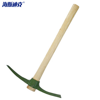 海斯迪克 HKZ-88 消防救援防汛锹 木柄铁锹铁镐 铲 57cm小号军镐