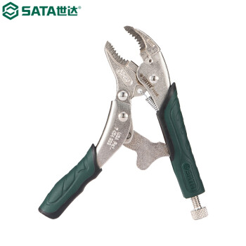 世达（SATA）71106圆口带刃快速释放大力钳7“