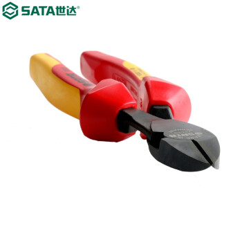 世达（SATA）72620 G系列VDE重型绝缘耐压斜嘴钳8 72620