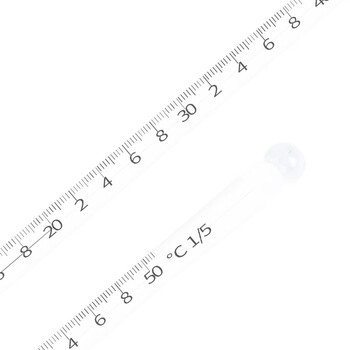 匡建仪表（CONJANT）中兴高精密温度计 工业玻璃棒液体测温仪 手工雕刻款 0-50℃（水银款分度值0.2） 