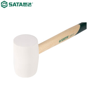 世达（SATA）92912 木柄白胶锤1磅