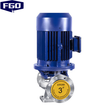 FGO 不锈钢立式离心泵 IHG 管道泵380V 80-200A Q=47m3/h H=44m 功率11kw