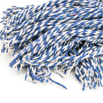 海斯迪克 HK-8027 棉线拖把白色(10把)传统老式墩布拖布 工厂吸水圆头木杆拖把