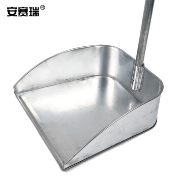 安赛瑞 铁簸箕 白铁皮畚斗 铁垃圾铲 环卫垃圾斗 65×27.7cm  700005