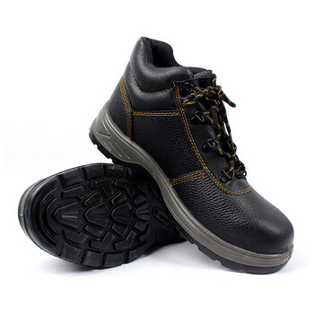代尔塔 (Deltaplus)301904中帮安全鞋 印度水牛皮鞋面防砸 防静电 防油 防刺穿劳保鞋45码 定做