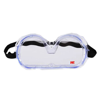 3M 护目镜 1621AF防雾防冲击防砂防尘防液体飞溅防风透明防护眼镜眼罩 5付/包