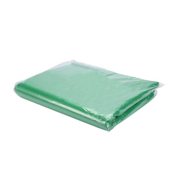 兰诗（LAUTEE）DA4068 垃圾分类袋大号干湿垃圾分类袋彩色塑料平口袋 银色100*120cm（50个） /包