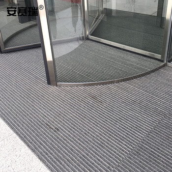 安赛瑞 铝合金地垫 除尘防滑刮泥地垫 2.0壁厚 定制款 银行酒店商场门垫进门嵌入式脚垫 1平方米起订26574