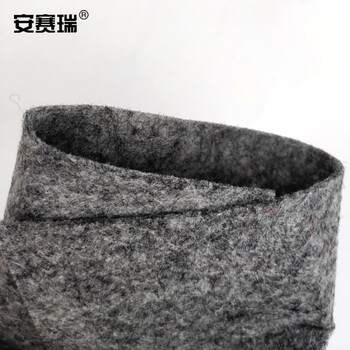 安赛瑞 一次性地毯 商用地毯 2×10m 婚庆办公室楼梯开业展会舞台加厚地毯楼梯过道地毯 2.2mm 灰色26320